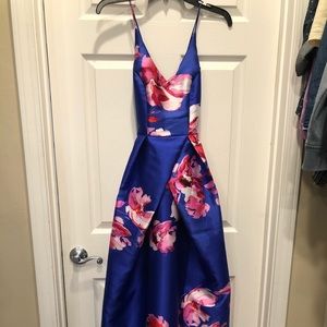 Multi-color Long Formal Prom Dress